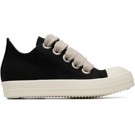 Rick Owens Jumbo Lace (Black/White) Lowtop