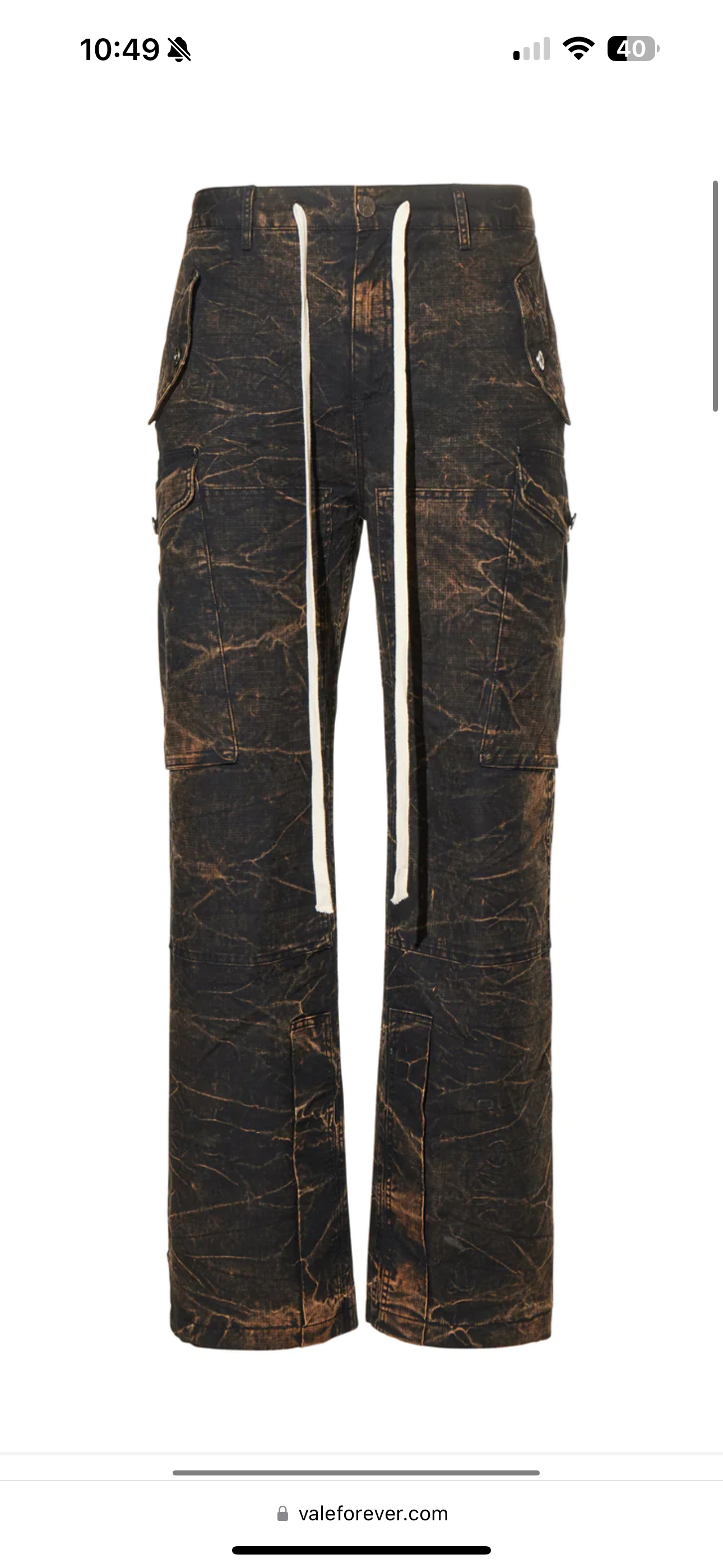 Vale Lives “Everyday” Cargo Pants (Black)