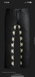 Lost Shdws Wax Jeans (Black/Cream)