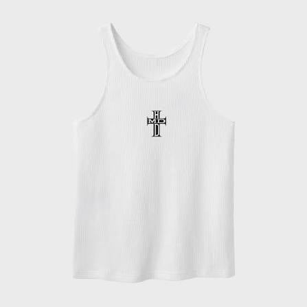 HMDD Tank Top Cross (White)