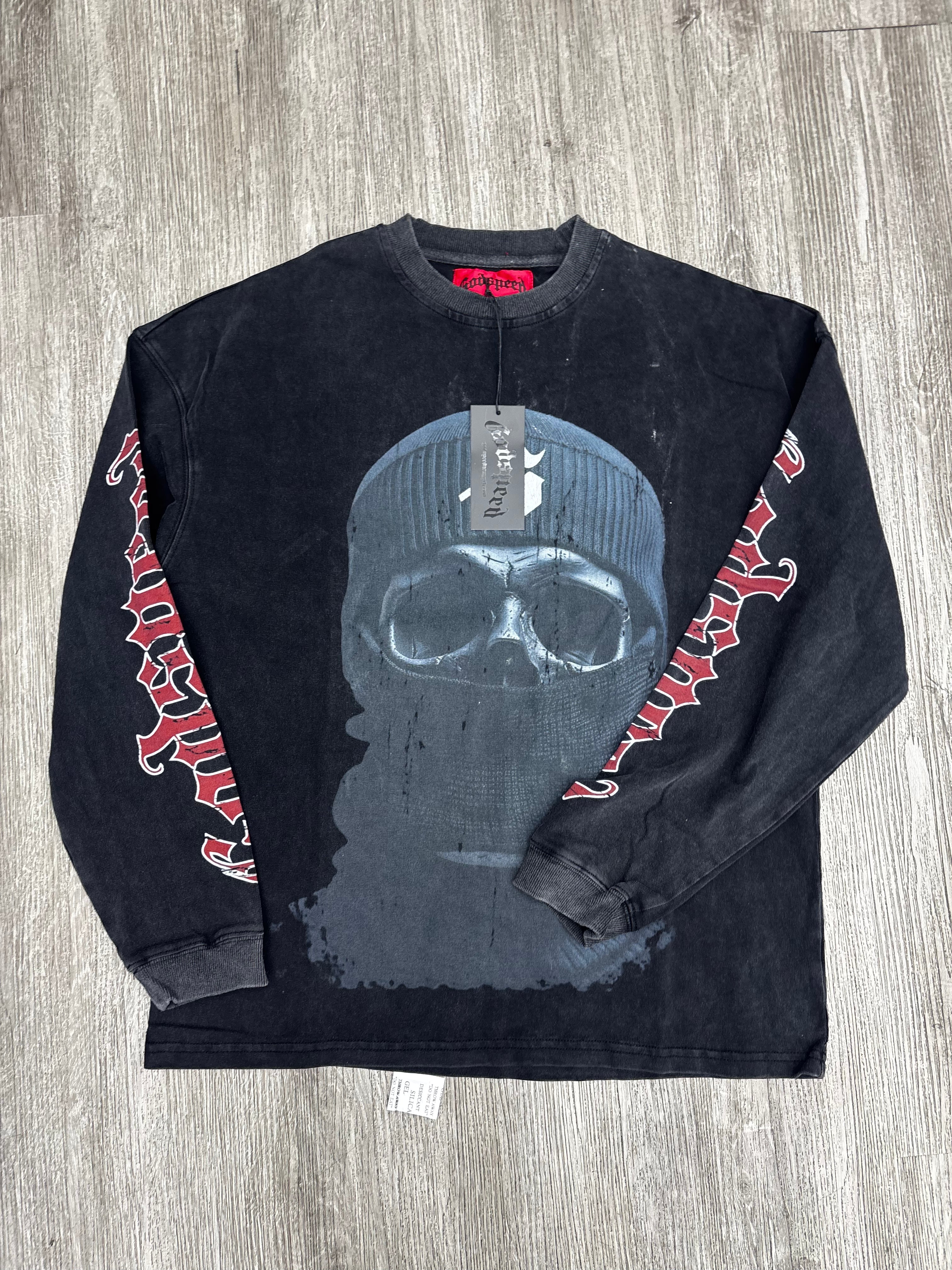Godspeed longsleeve skull ski mask black