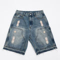 Japanese Sorrows “Double Knee” Demim Shorts (Blue)