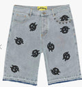 Godspeed “infinity Logo” Denim Shorts (Blue)