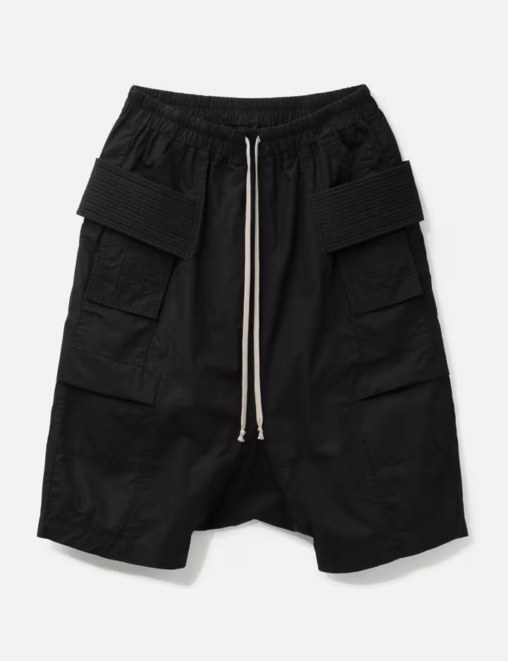 Rick Owens “Creatch Cargo” Shorts (Black)