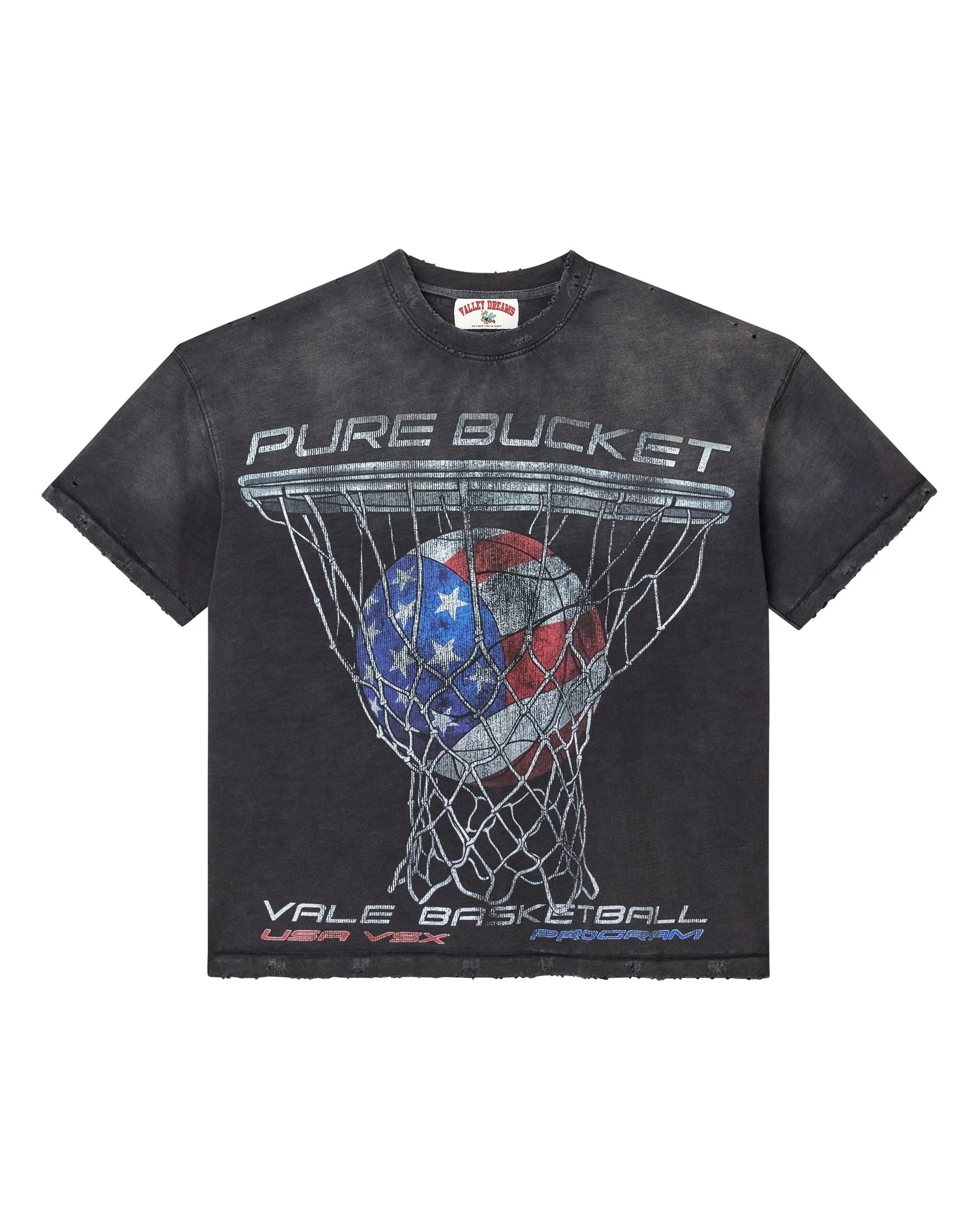 Vale Pure Bucket Tee Black