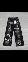 Mixed Emotions Graffiti Jean black