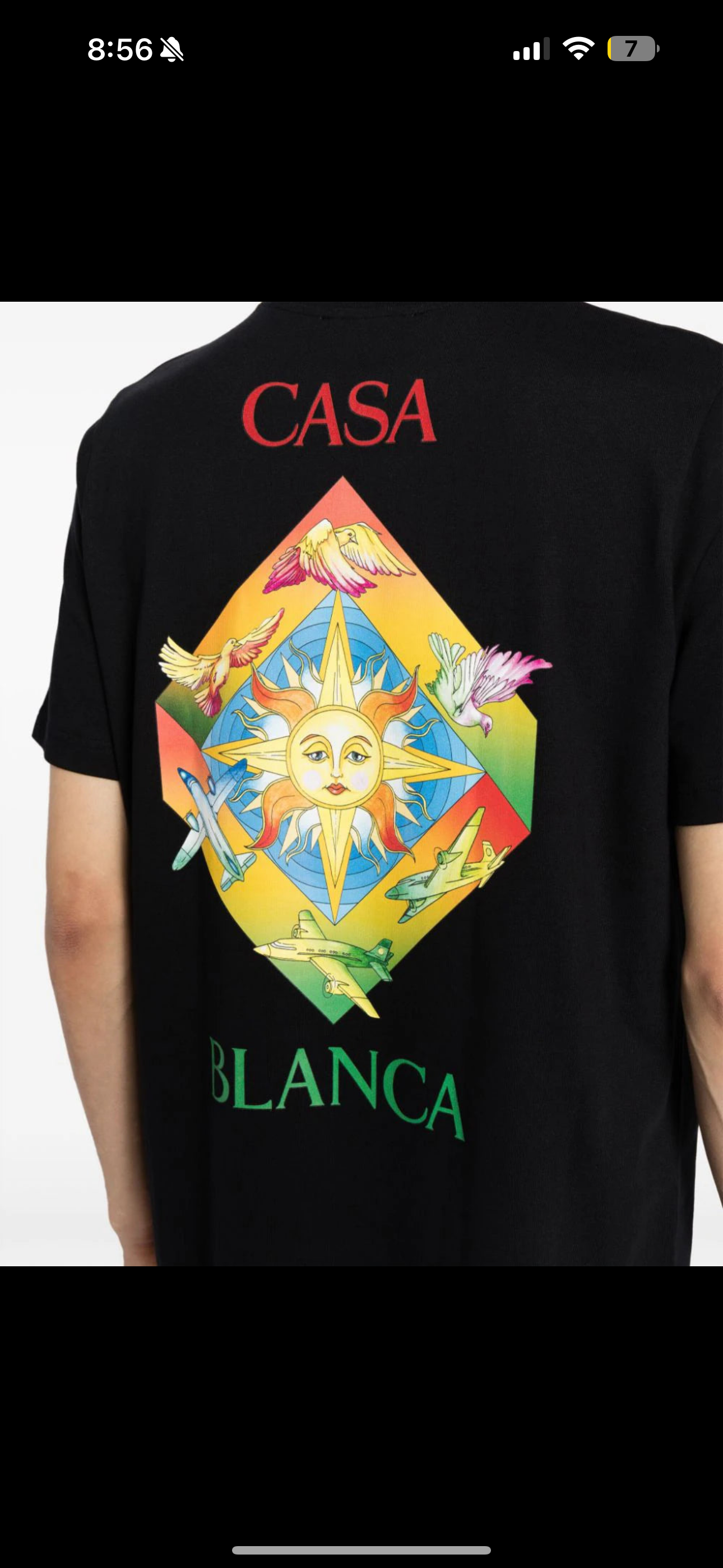Casablanca “Les Elements” Tee (Black)