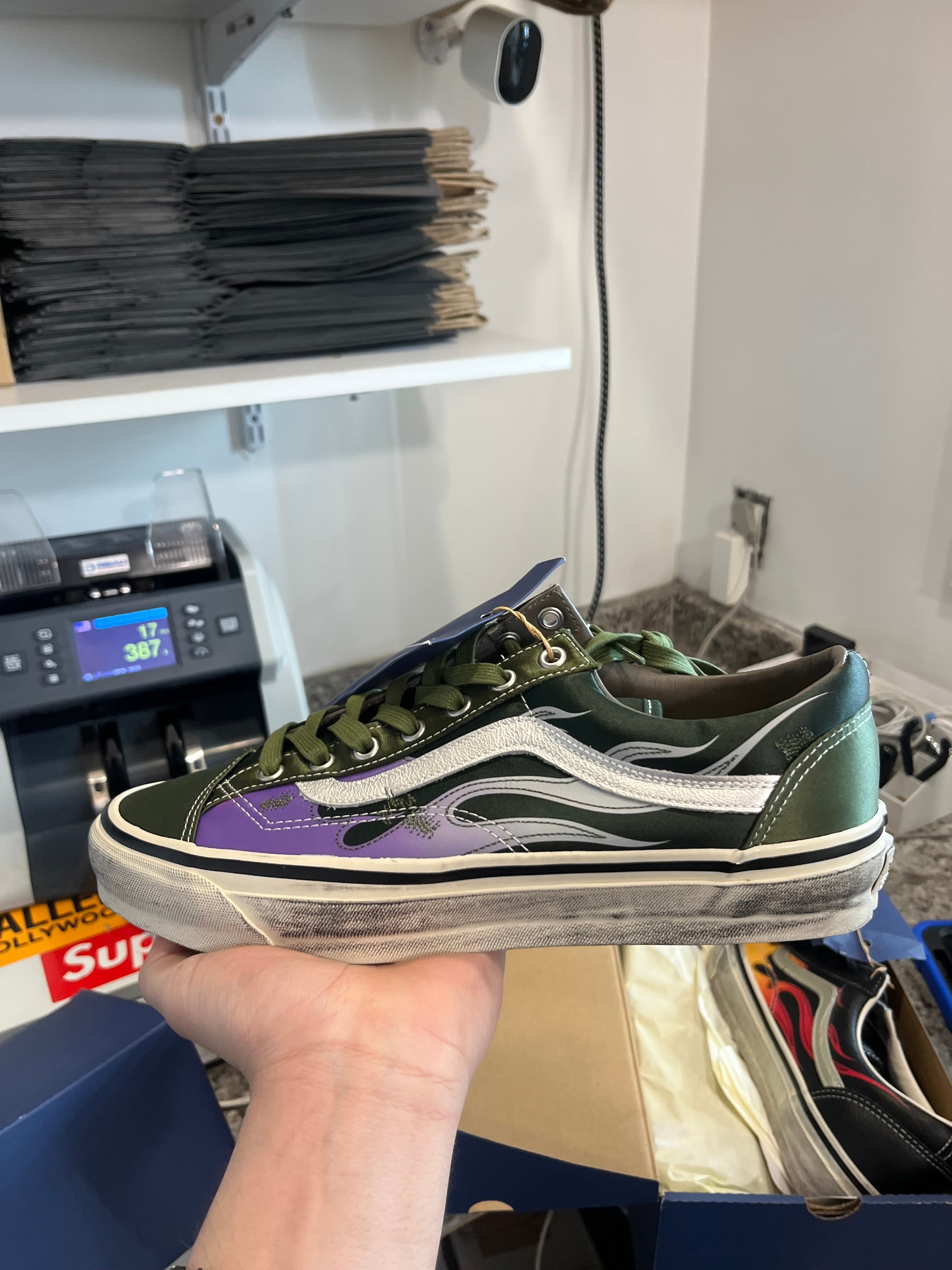 Vans Flame Olive
