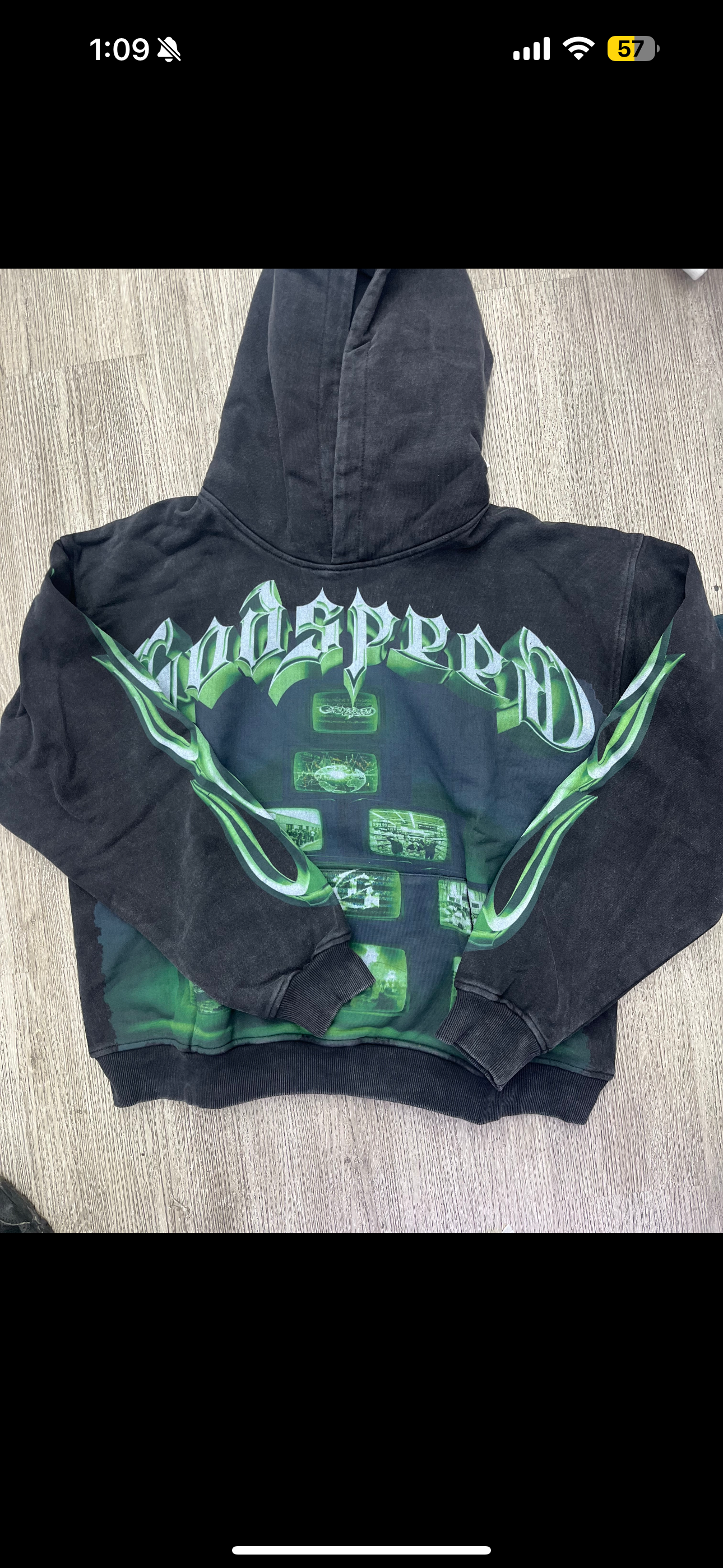 Godspeed Oversimulated Hoodie Black/Green
