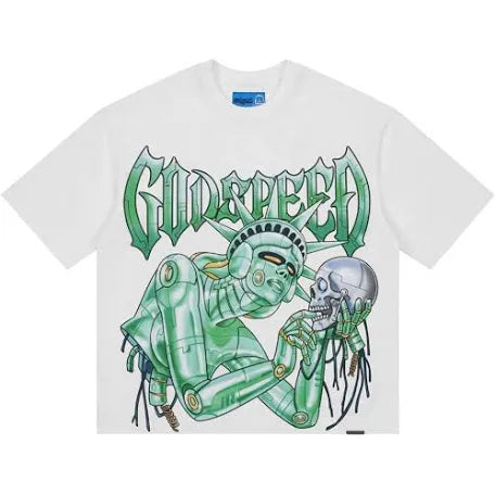Godspeed “Freedom Protocol” Tee (White)