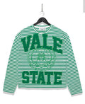 Vale Lives Stripe Longsleeve (Green)