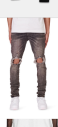 Purple Brand Jean Blowout (Grey)