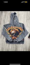 Godspeed “Echoes of Heroes” Hoodie Grey/Orange