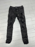 Purple brand oil spill black jeans