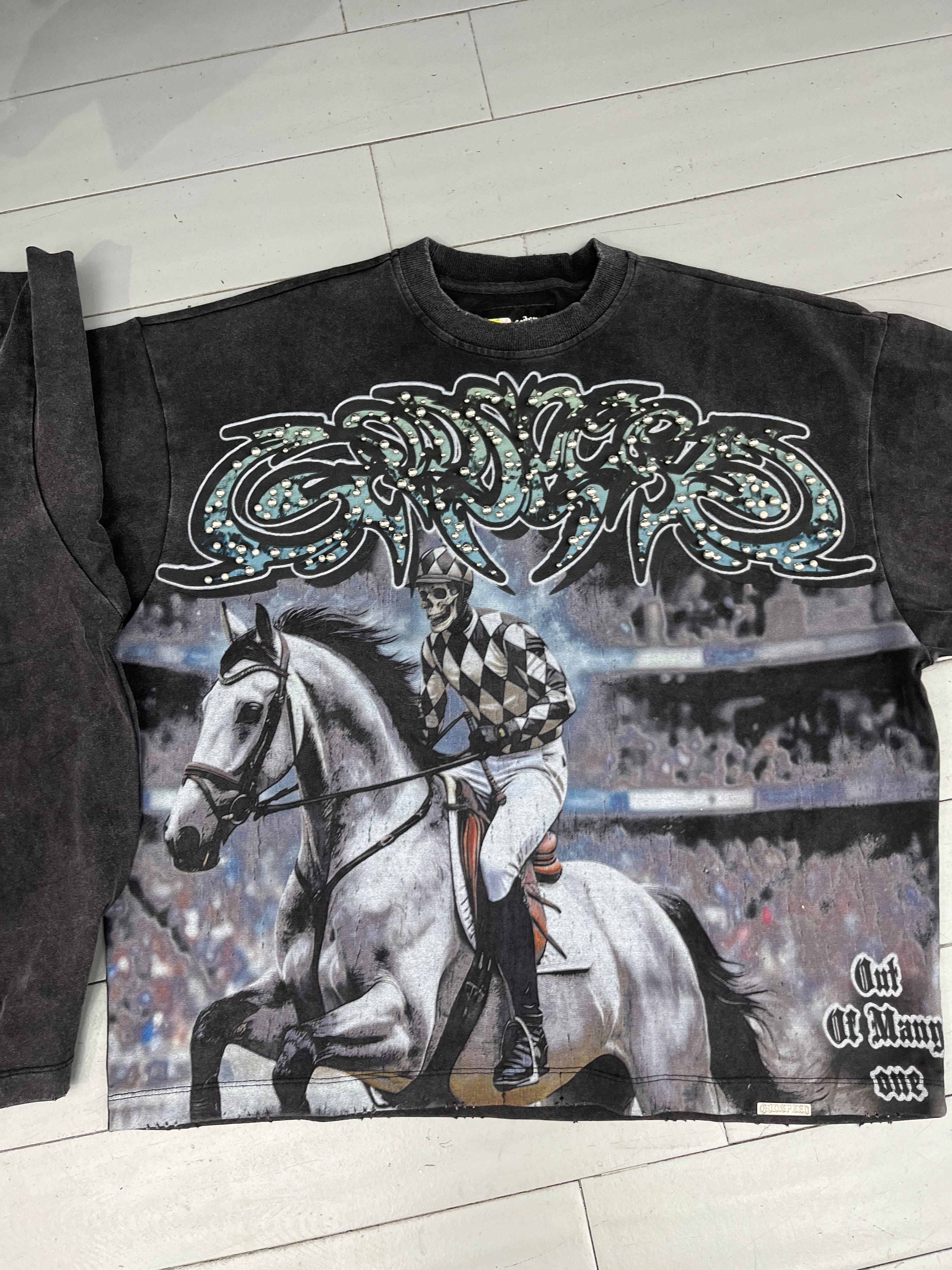 Godspeed black tee pearl horse racer