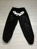 Spider sweatpants black/ white logo