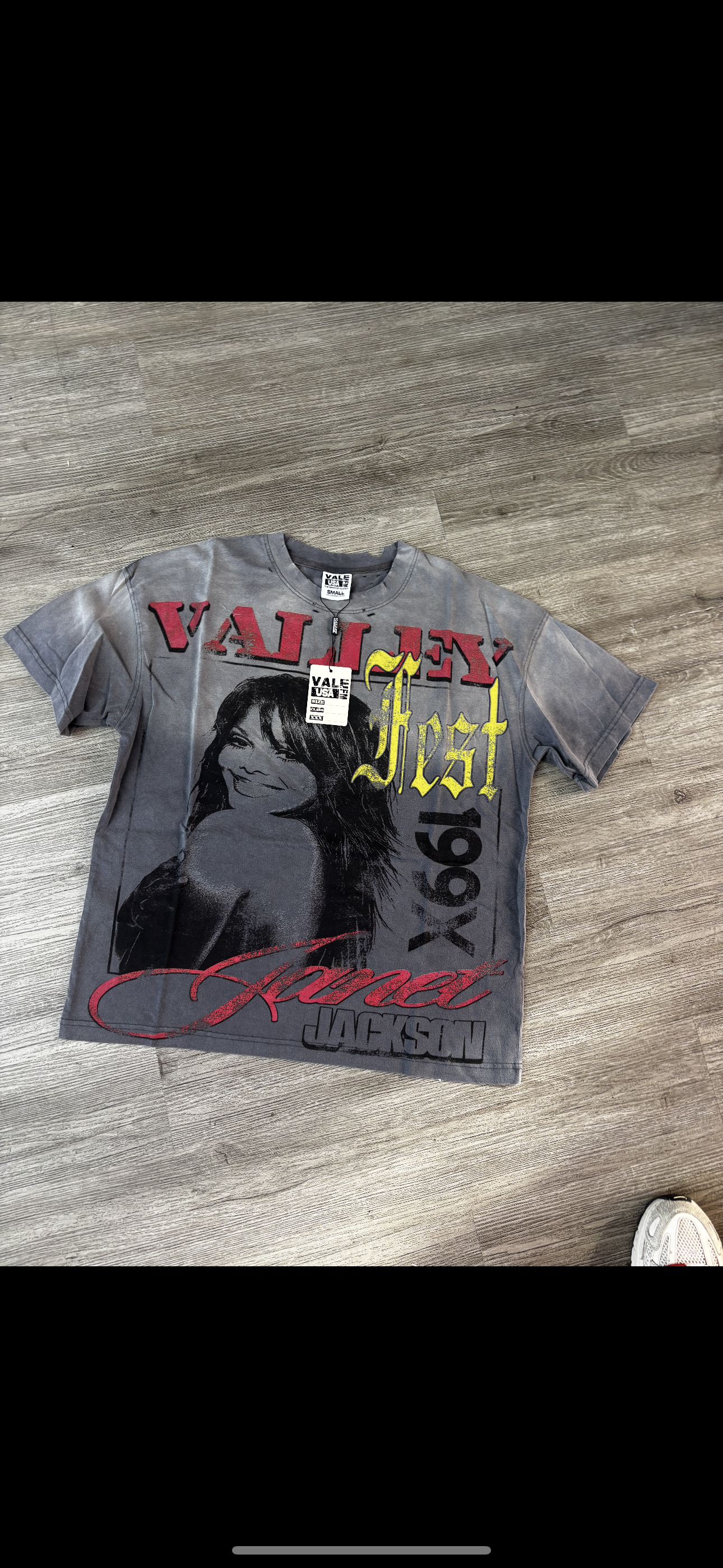 Vale Janet Jackson tee grey