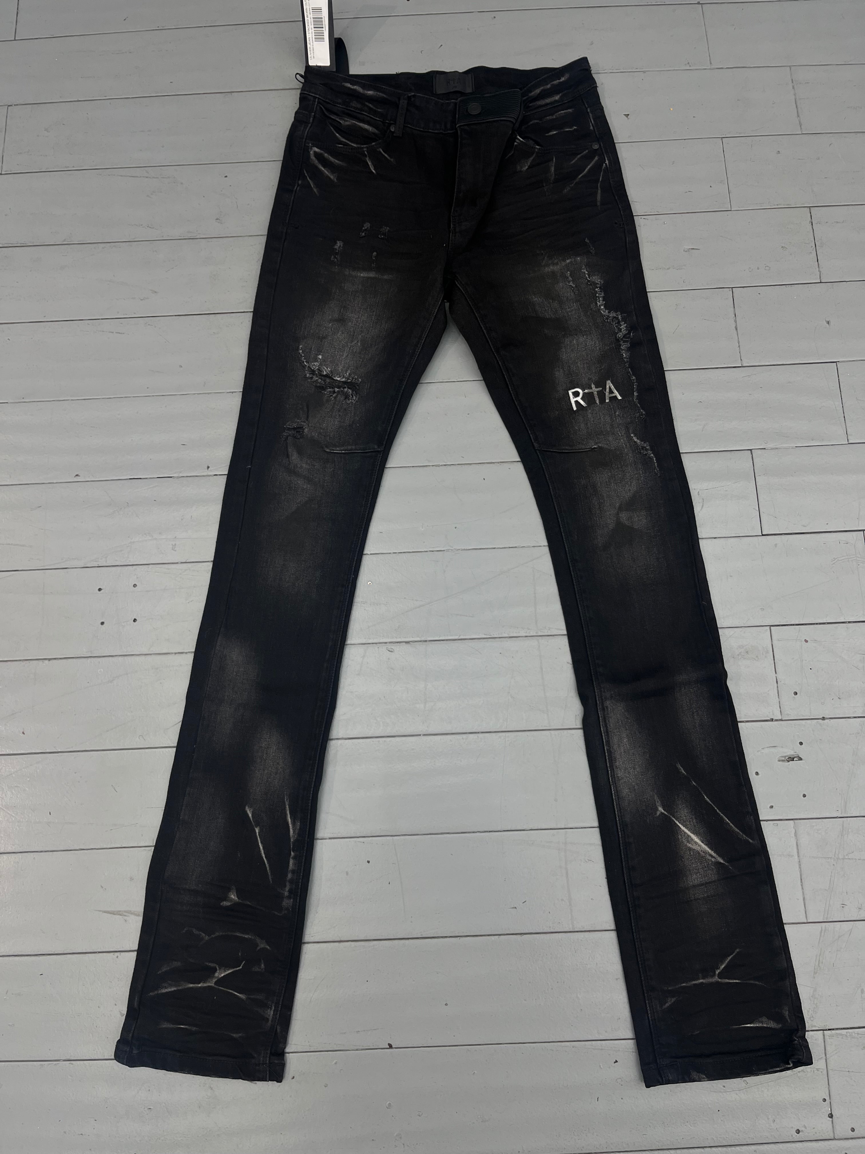RTA flare black jeans
