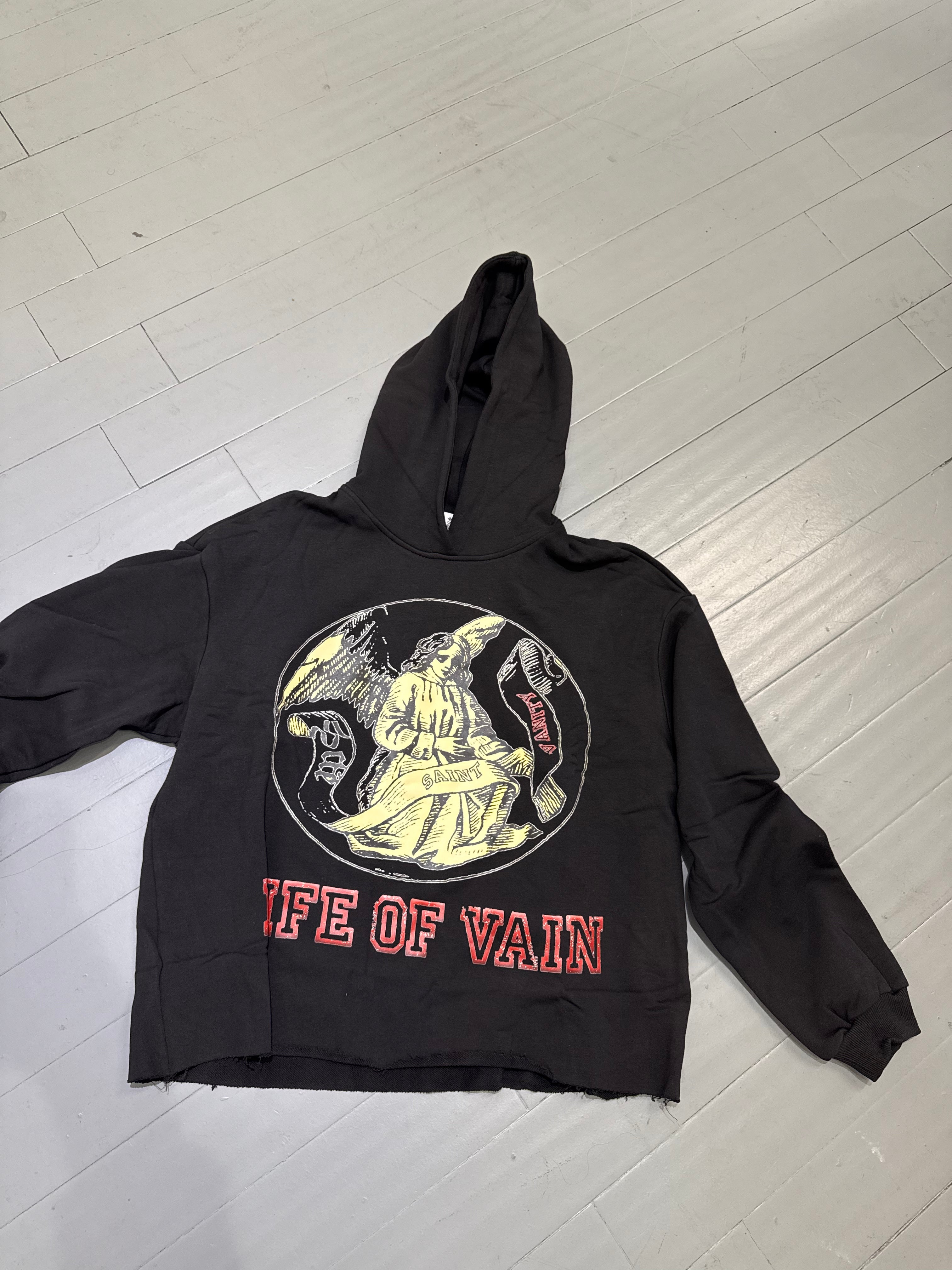 Saint vanity hoodie Angel black