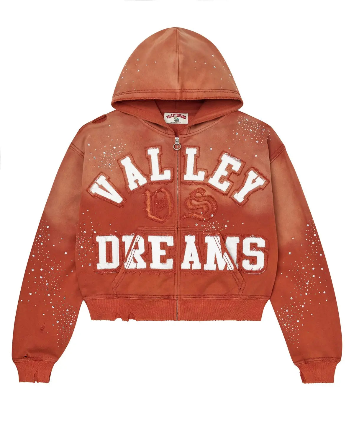 Vale Clasico Zip Up Hoodie (Red)