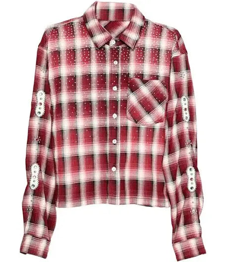 Japanese Sorrows Flannel (Red)