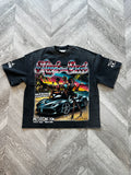 High end sexual fantasy tee black