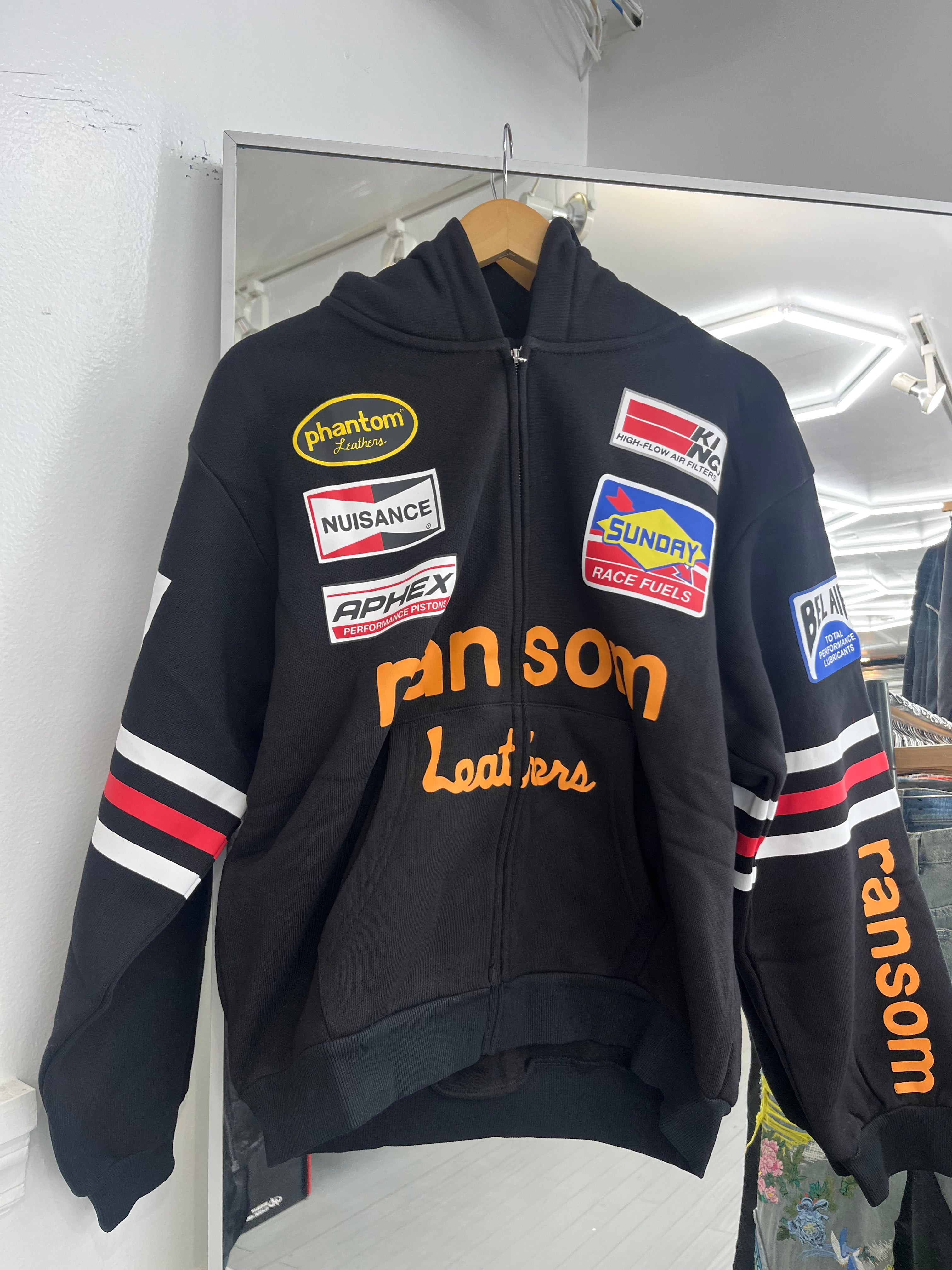 Bravest Ransom Zip up hoodie black