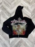 Mixed Emotions “Angel” Zip Up Hoodie (Black)