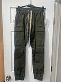 Rick Owens Mega Cargo Pants Olive