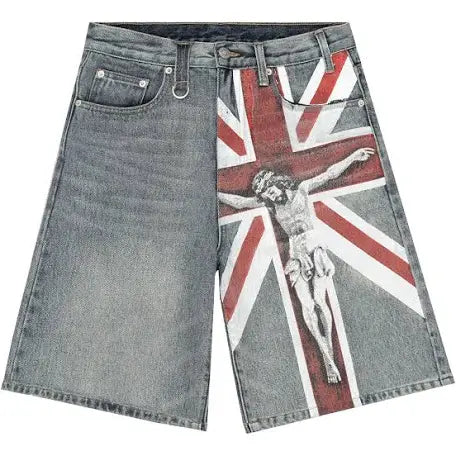 Bravest “Union” Denim Shorts (Blue)