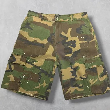 HMDD Camo Cargo Shorts