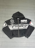 Vale lives zip up USA derbey black