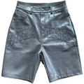 Bottega Desires Leather Shorts (Black)