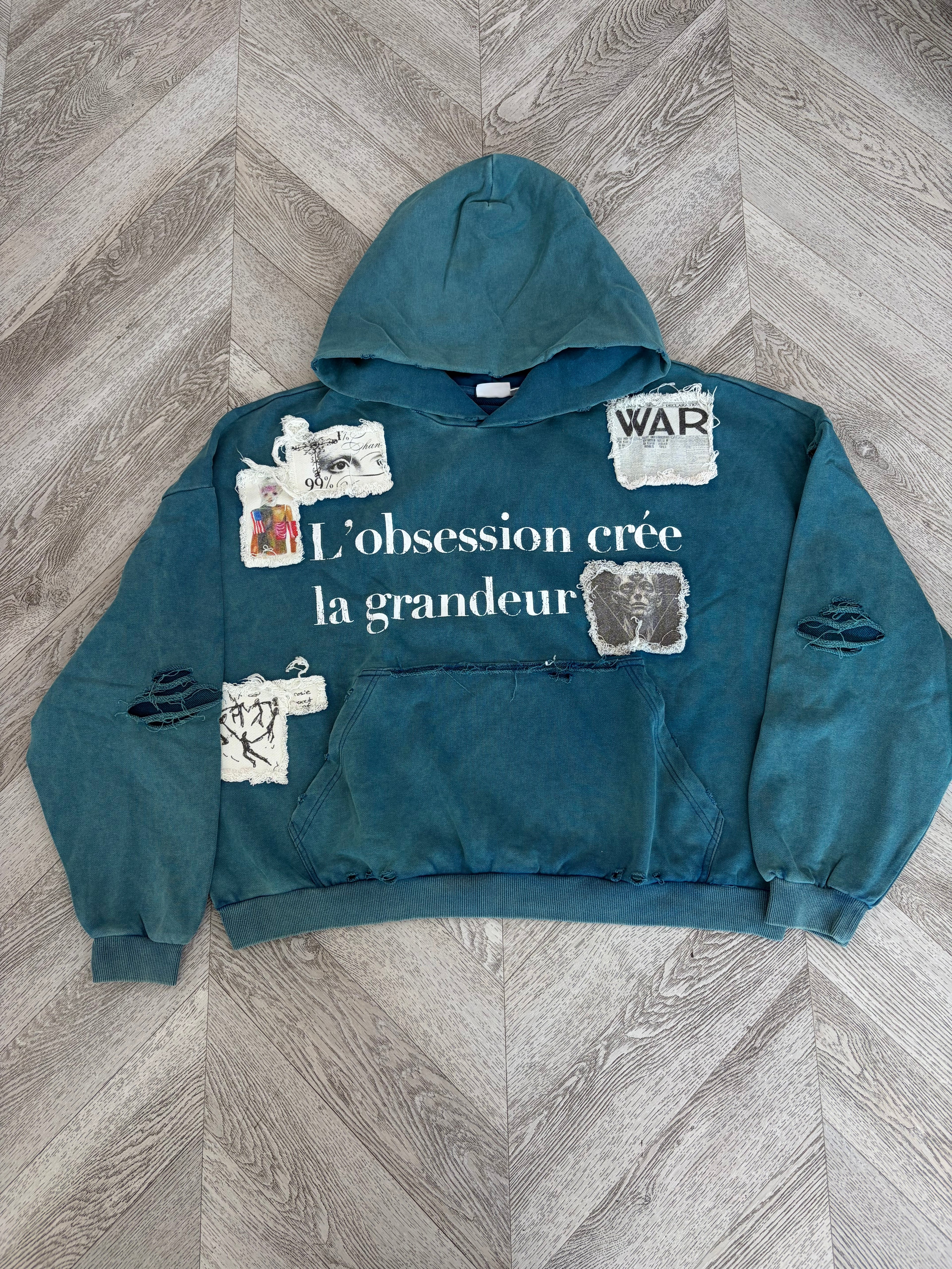Onyx Patch hoodie (Blue)
