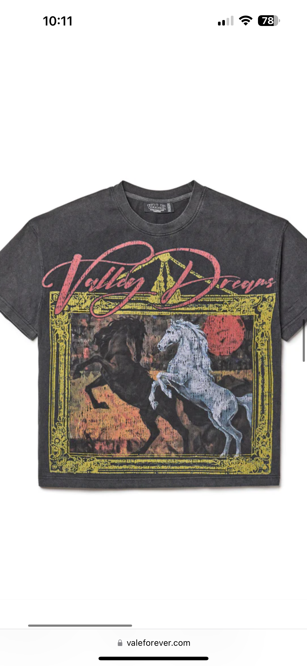Vale Lives “Portrait” Tee (Black)