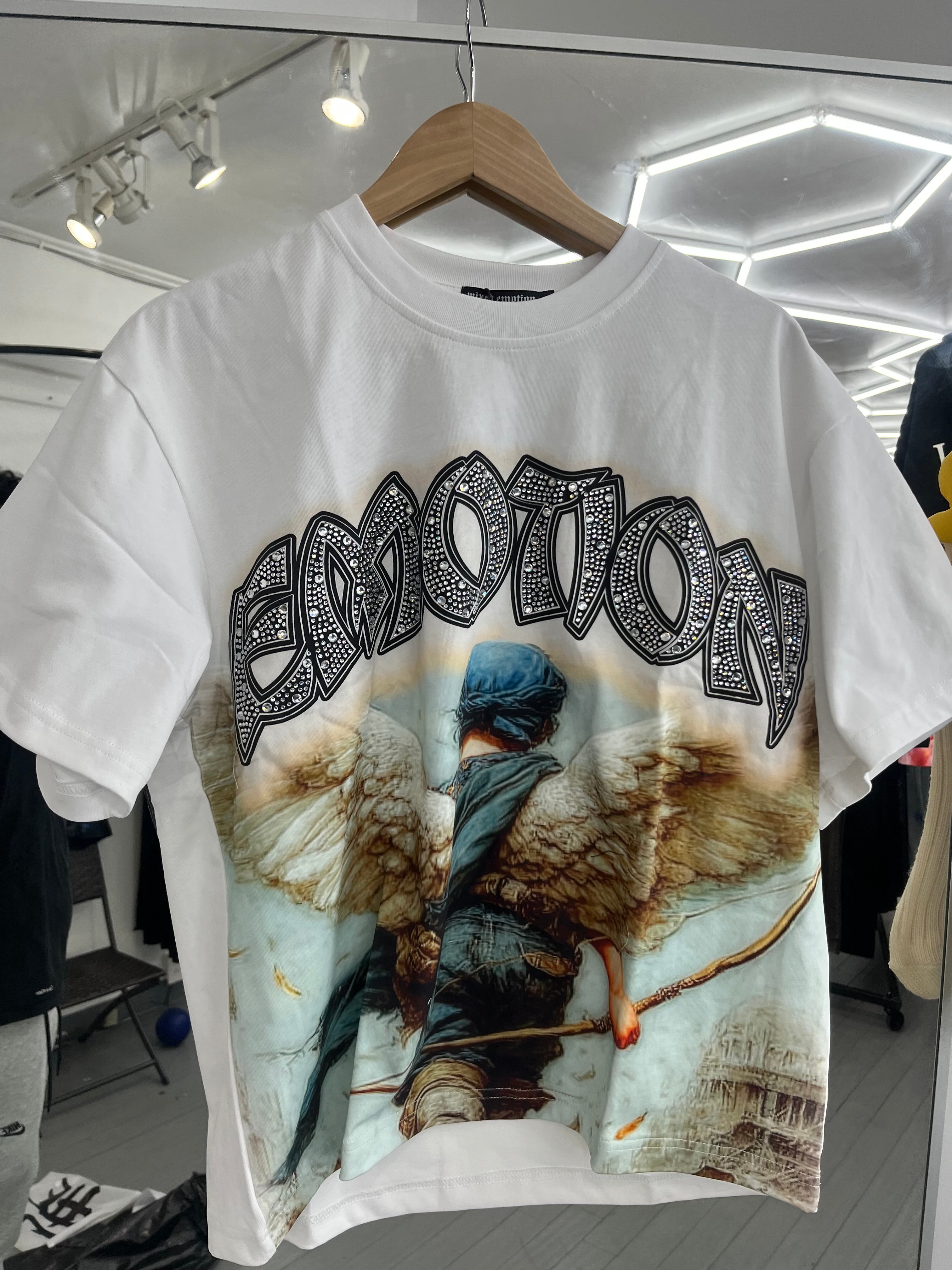Mixed Emotions “Angel” Tee (White)