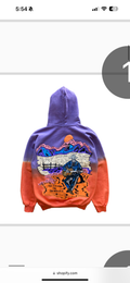 Warren Lotas “The Singer” Hoodie (Purple/Orange)