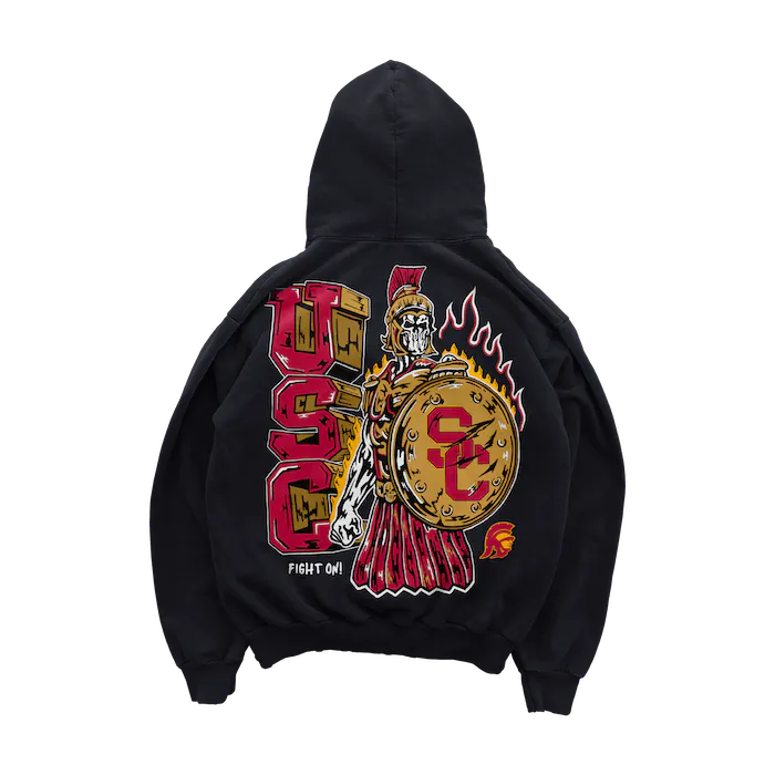 Warren Lotas “USC” Hoodie (Black/Red)