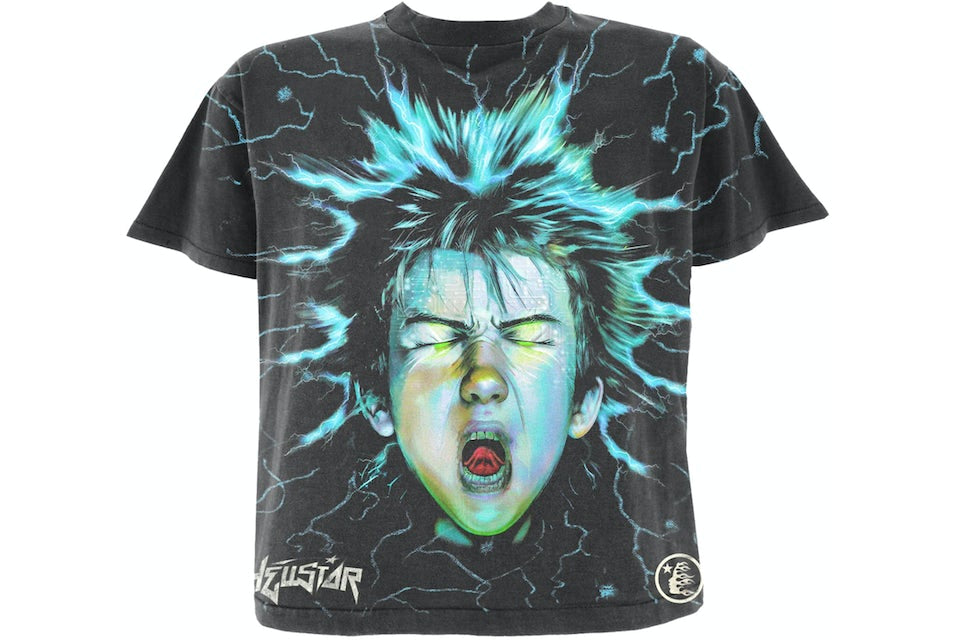 Hellstar “Electric Kid” Tee (Black/Green)