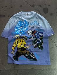 Warren Lotas “Two Headed Devil” Tee (Light Blue)