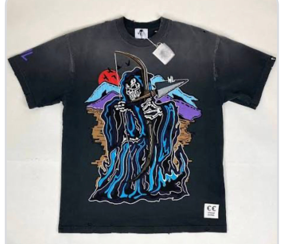 Warren Lotas tee Arrow man grey