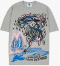 Warren Lotas tee Sunset in Tahoe grey
