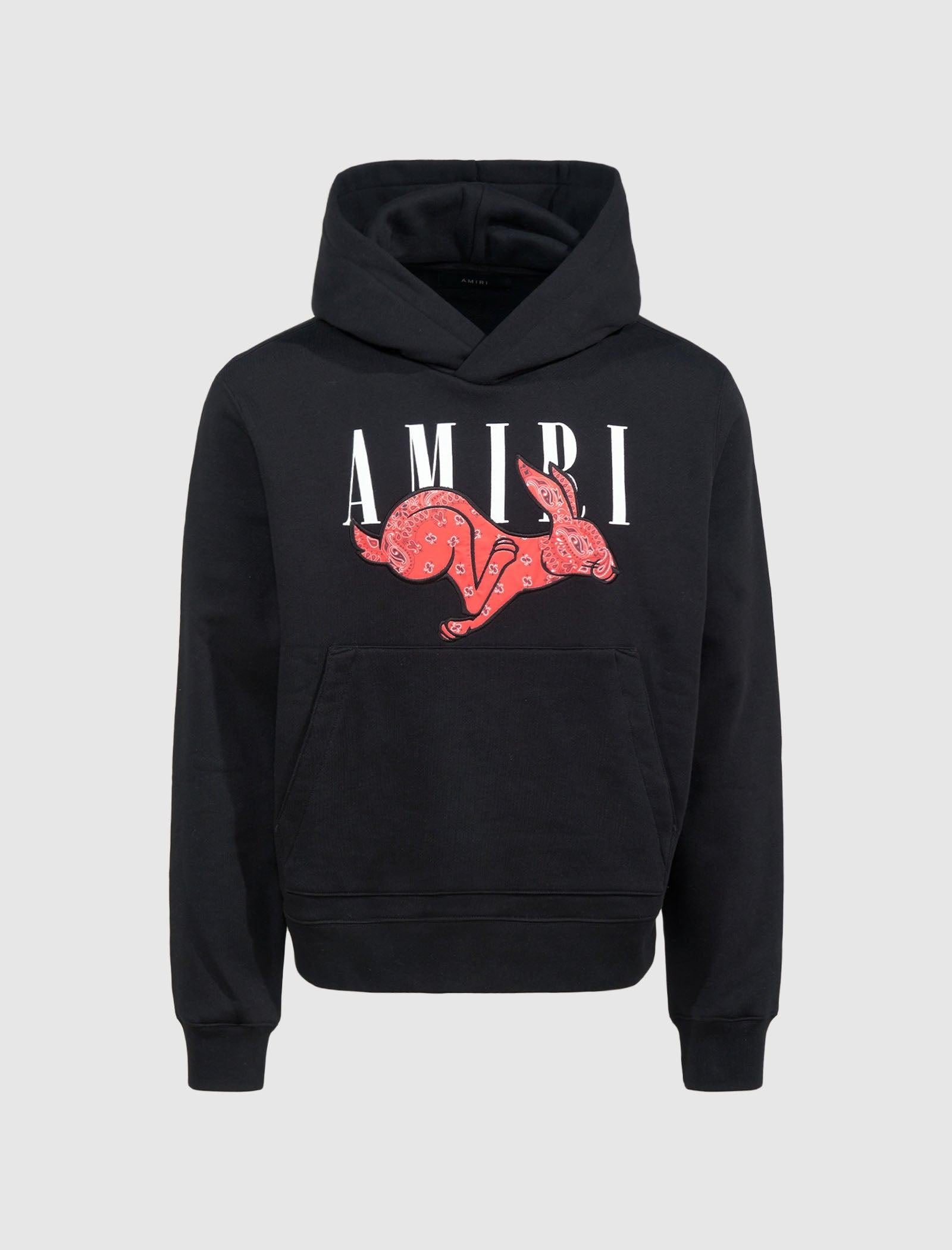 Amiri “Rabbit Logo” Hoodie (Black)