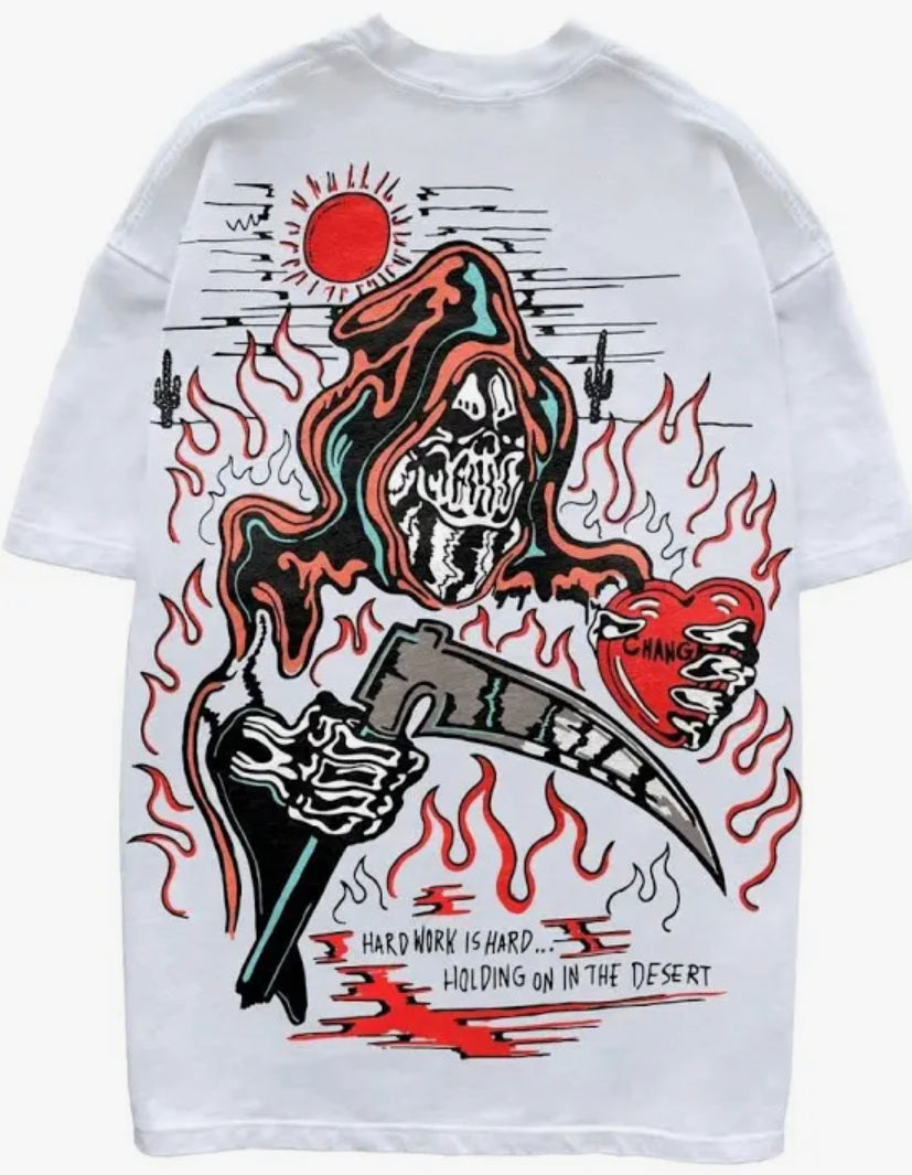 Warren Lotas tee Hard work white