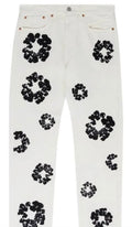 Denim tears jeans white/ black