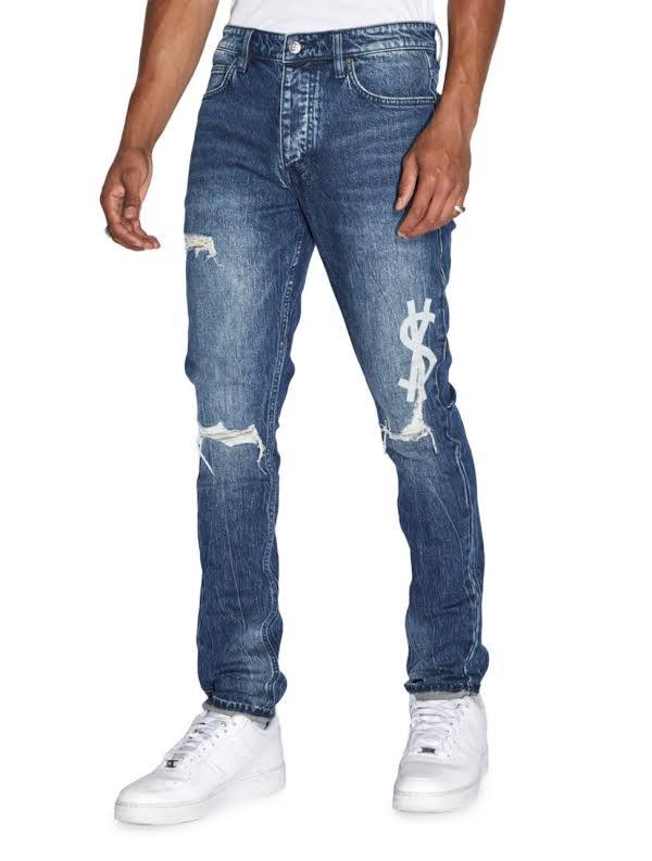 Ksubi “Chitch Token Krush” Jeans (Dark Blue)