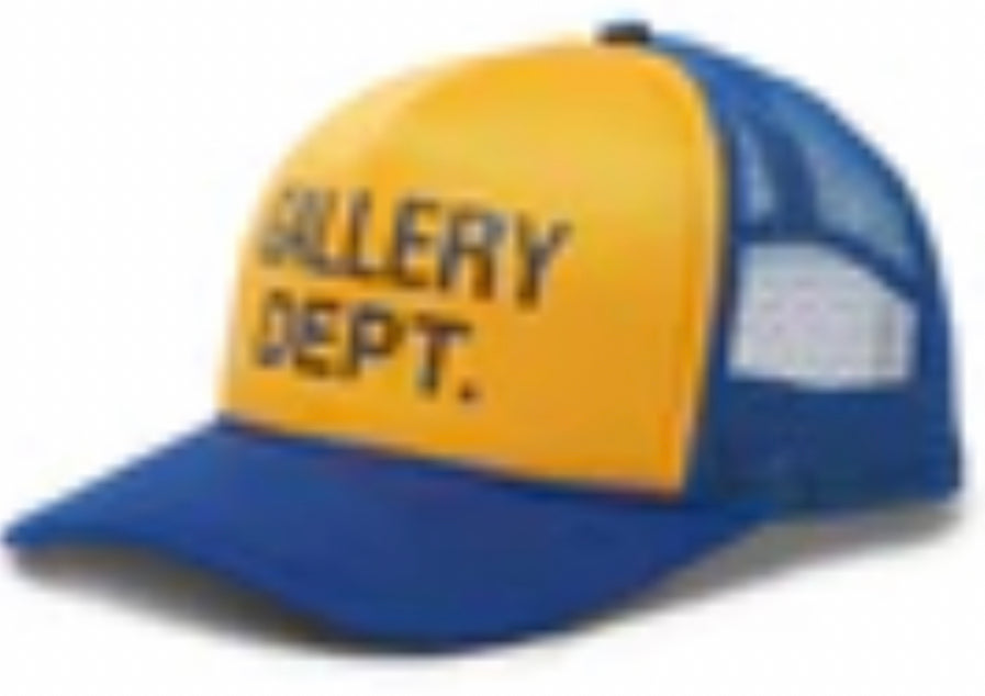 Gallery Dept Trucker Hat (Blue/Yellow)