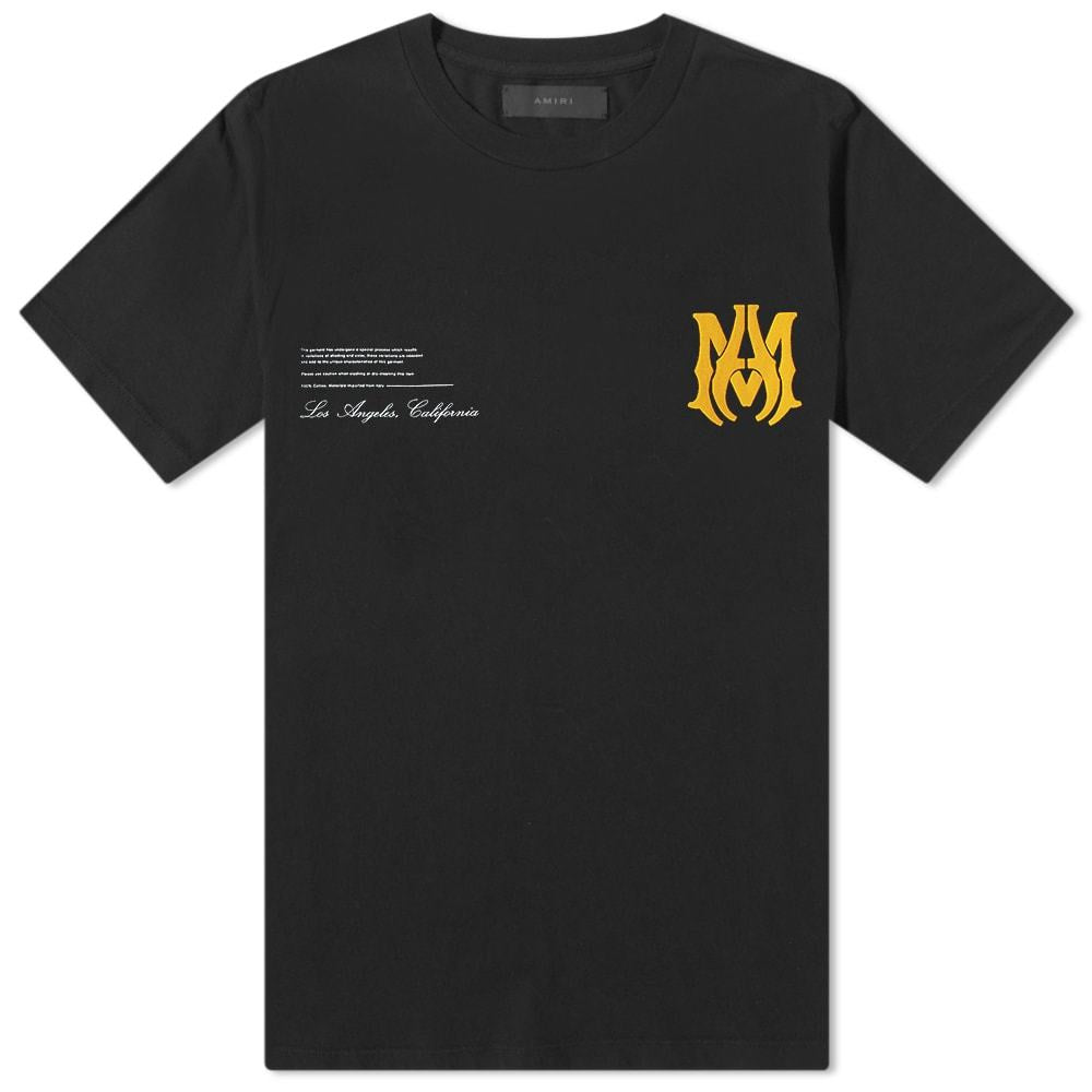 Amiri Military Specs Tee (Black/Orange)