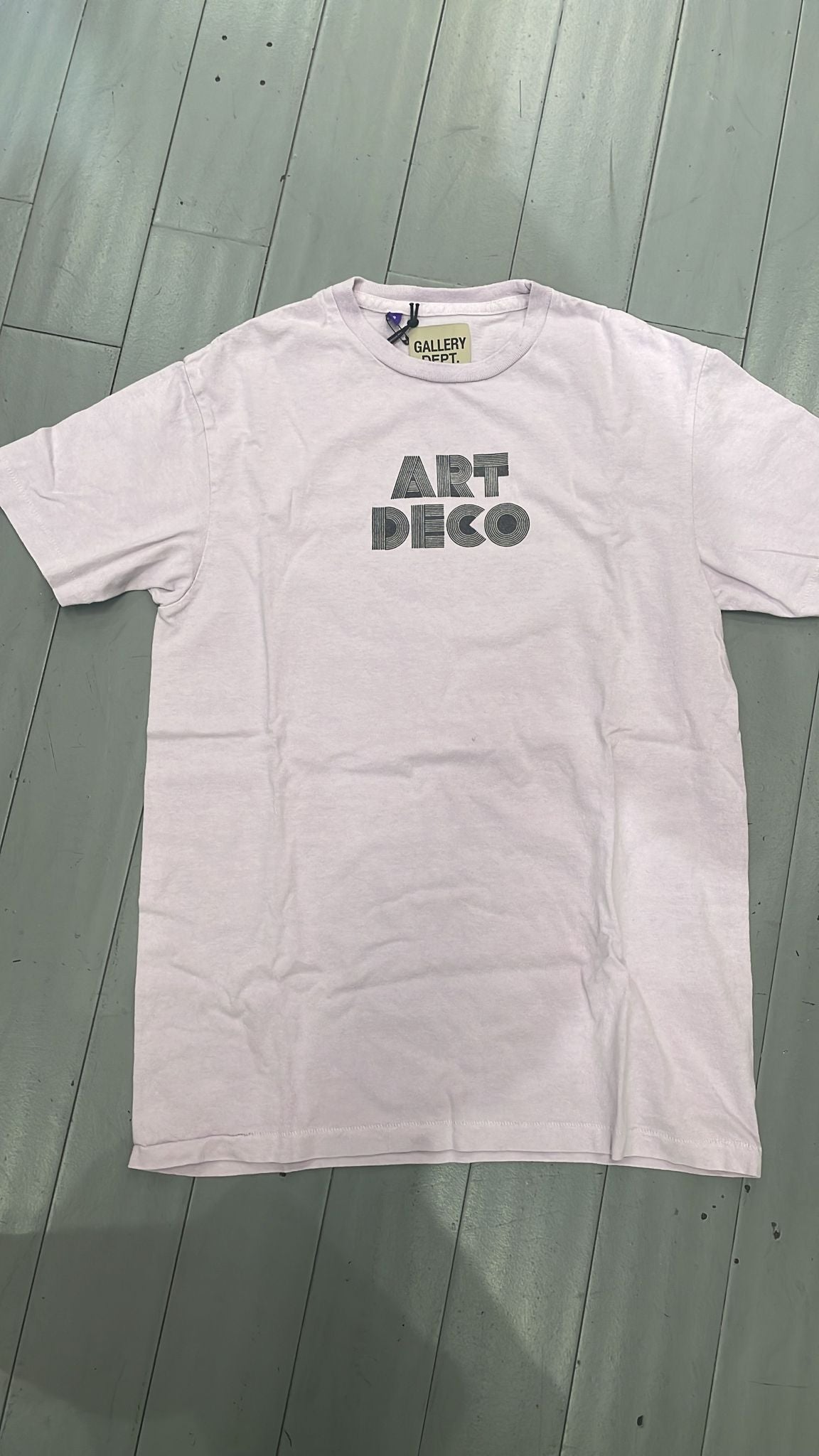 Gallery dept tee art deco Miami light purple