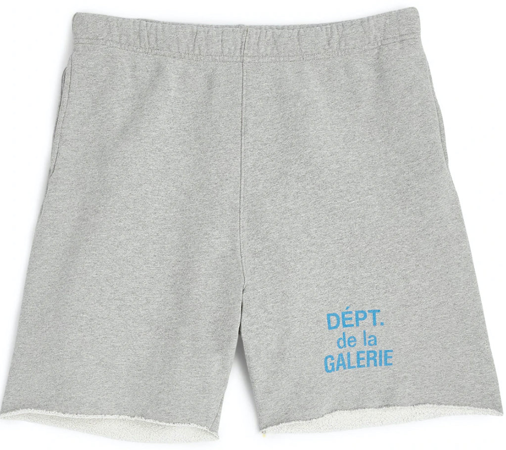 Gallery Dept Shorts grey/ blue logo